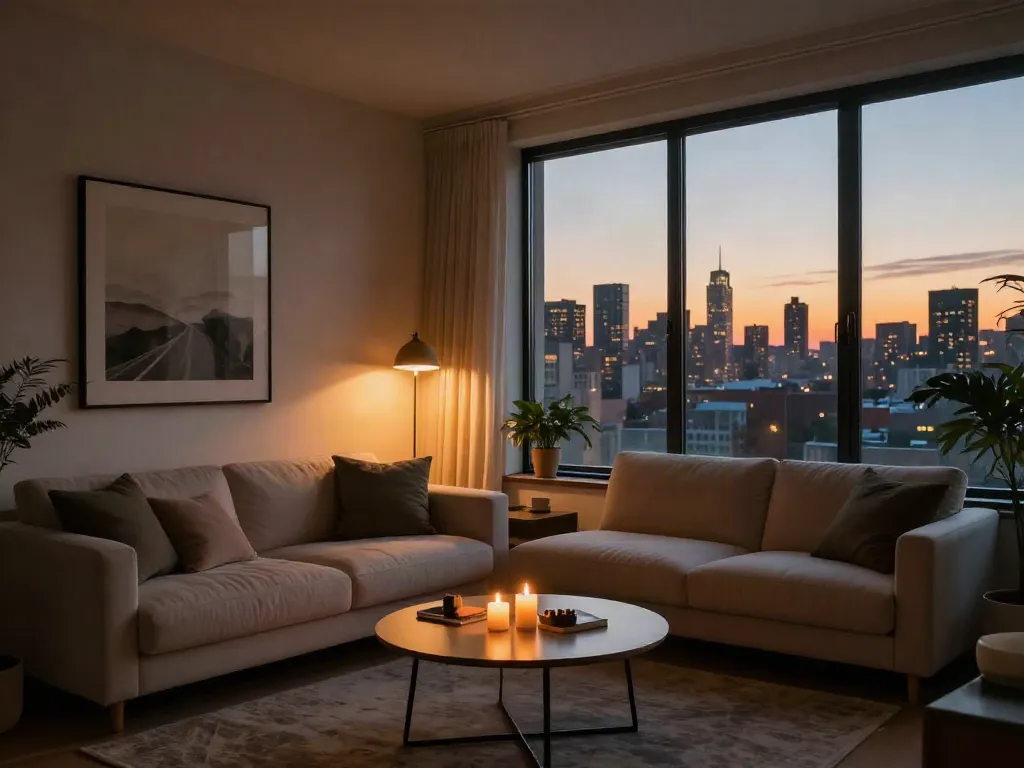Stylish discreet apartments in Tel Aviv with cozy interiors and city views.