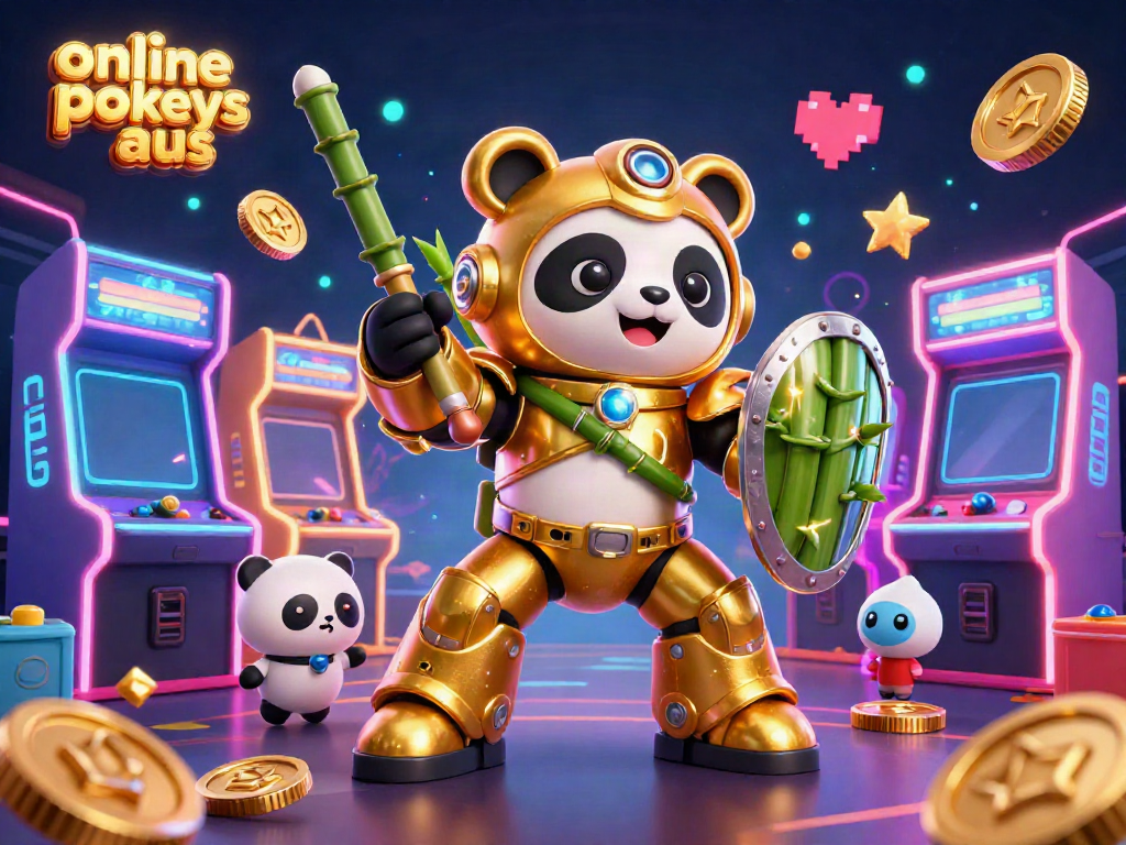 Engage in vibrant online pokies aus action with lively characters in a dynamic casino setting.